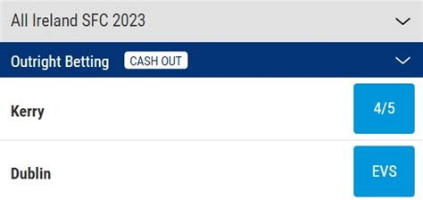 all ireland football odds